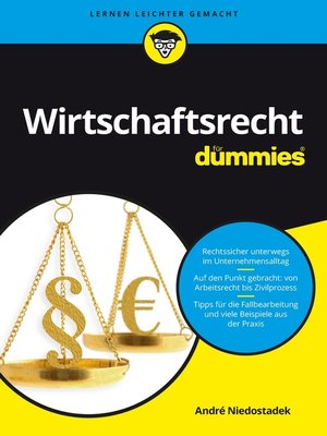 cover image of Wirtschaftsrecht f&uuml;r Dummies